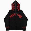 Black and red zip-up hoodie only