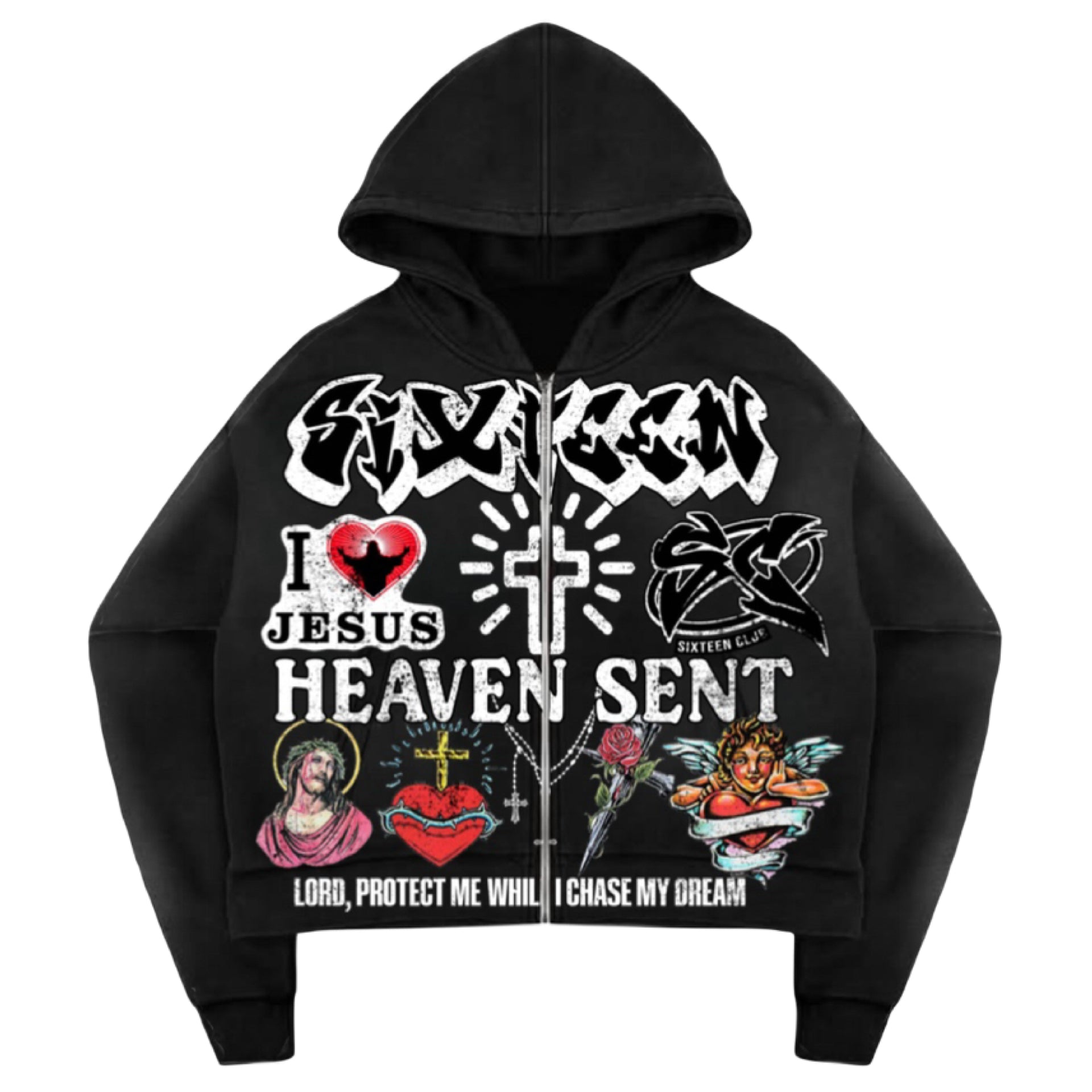 Heaven sent zip-up