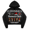 BLACK SINNERS CLUB HOODIE